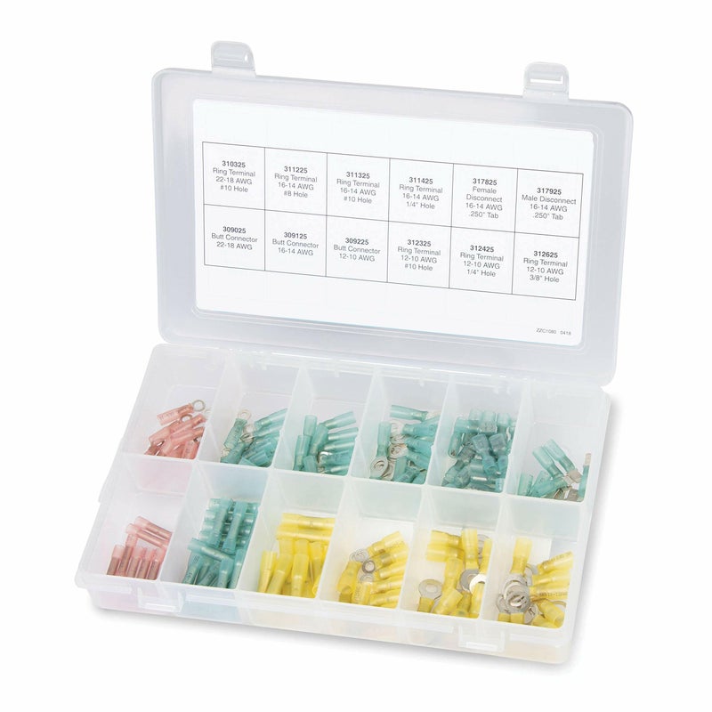 Ancor 320101 Heat Shrink Terminal/Connector, assorted colors
